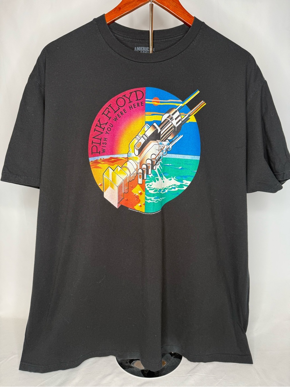 American Classics Pink Floyd Black Tee 'Wish You Were Here'